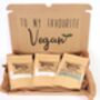 ‘Favourite Vegan’ Natural Bath Gift Box, thumbnail 1 of 3