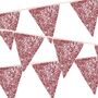 Pink Glitter Party Bunting, thumbnail 6 of 7