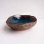 Handmade Teal Blue And Gold Oval Ceramic Soap Dish, thumbnail 6 of 9
