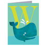Mini W For Whale Card, thumbnail 2 of 5