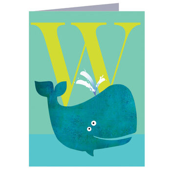 Mini W For Whale Card, 2 of 5
