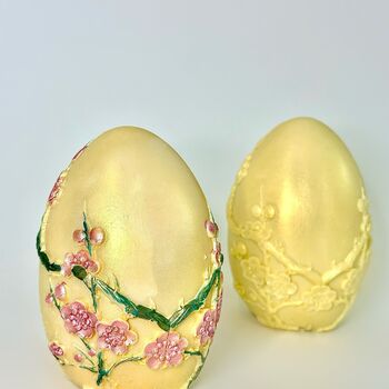 Solid Chocolate Cherry Blossom Easter Egg, 2 of 4