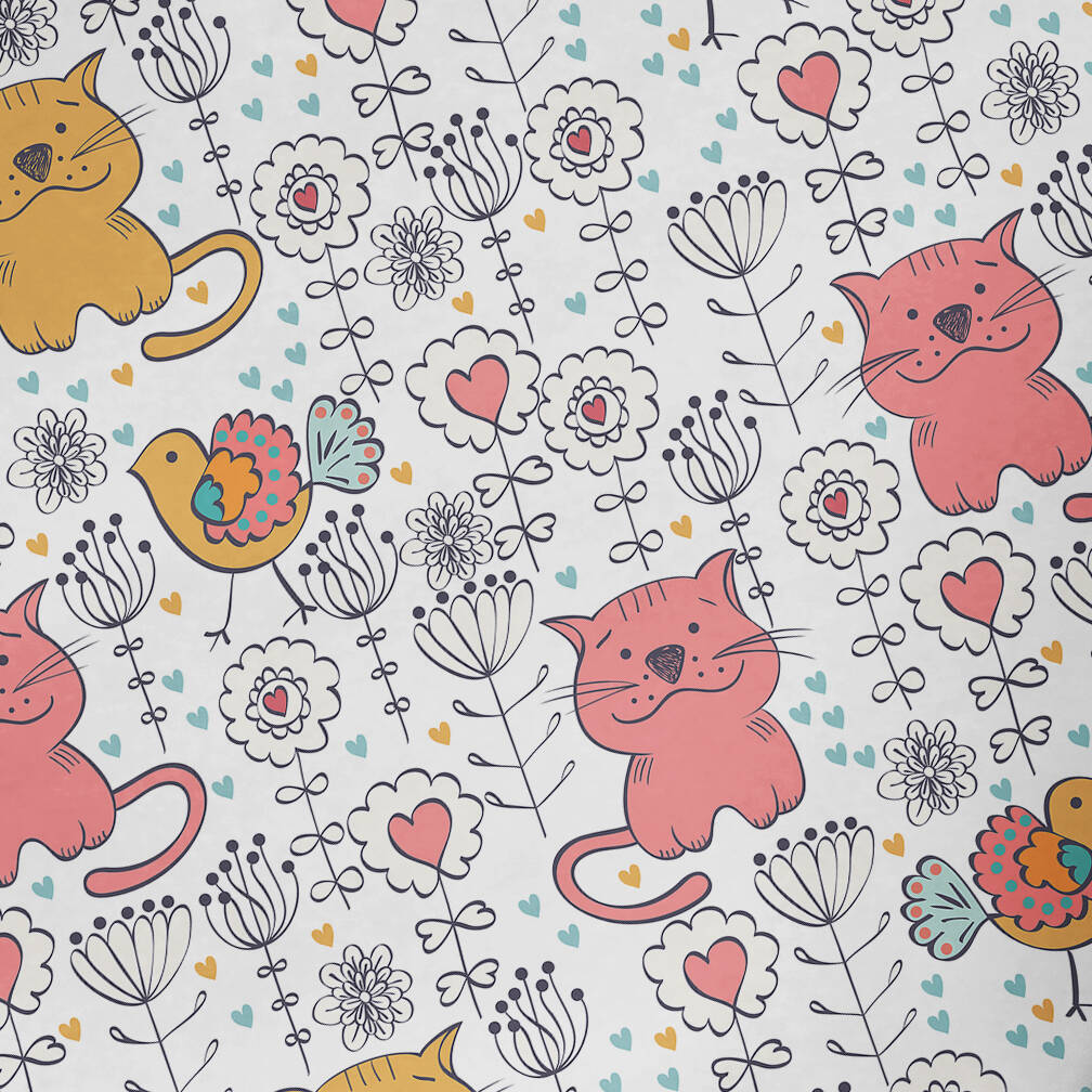 Cat Wrapping Paper Roll V5 By The Wrapping Paper Shop ...