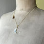 Man In The Moon Mother Of Pearl Shell Necklace, thumbnail 4 of 9