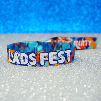 Lads Fest Festival Stag Do Party Wristbands, 6 of 6