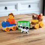 Personalised Stacking Train With Scarecrow And Animals Toy, thumbnail 4 of 4