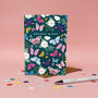 Birthday Wishes Butterfly Patterned Card, thumbnail 2 of 4