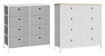 Chest Of Drawers Storage Unit Easy Pull Fabric Drawers, 10 of 10