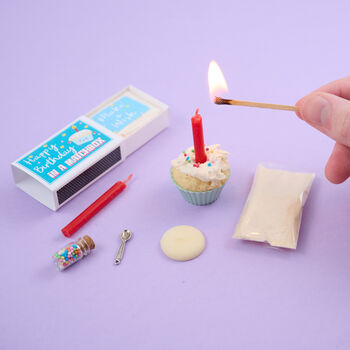 Mini Birthday Cake Kit In A Matchbox, 7 of 12