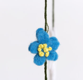 Wildflower Mobile Beginner Felt Craft Kit, 6 of 7