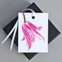 Gift Tags With Clematis Illustration, thumbnail 2 of 5