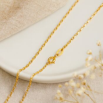 9ct Yellow Gold Medium Belcher Chain – 16in To 20in, 6 of 10