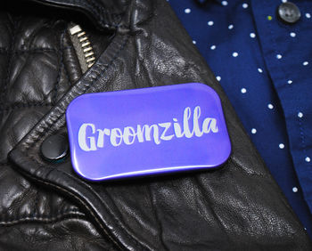 Groomzilla Stag Do Party Badge, 5 of 8