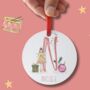 Custom Nutcracker Or Sugar Plum Fairy Ornament, thumbnail 1 of 4