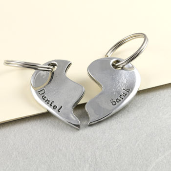 Gift For Couples Togetherness Personalised Keyring, 6 of 10