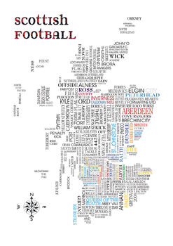Scottish Football Word Map, 2 of 4