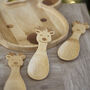 Personalised Reindeer Bamboo Christmas Plate Set, thumbnail 3 of 6