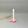 Knot Dinner Candle Holder And Pink Candlestick Holder, thumbnail 9 of 11
