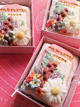 Wild Flower Seeds Mothers Day Letterbox Biscuit Gift, 3 of 8