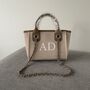 Personalised Canvas Chain Mini Tote Shoulder Bags, thumbnail 1 of 6