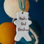 Baby Teddy Christmas Decoration, thumbnail 1 of 4