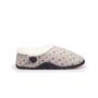 Olivia Grey Spotty Women's Slippers Indoor/Garden Shoes, thumbnail 4 of 6