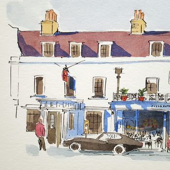 Dulwich Village London Limited Edition Giclee Print, 2 of 8