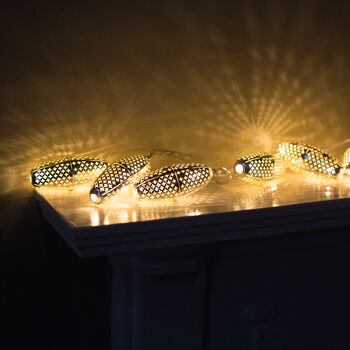 Silver Moroccan Fairy Lights, 7 of 7
