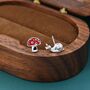 Sterling Silver Mismatched Snail And Mushroom Stud Earrings, thumbnail 6 of 12