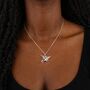 Personalised Sterling Silver Pegasus Pendant Necklace, thumbnail 2 of 10