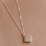 Margaret Sterling Silver Locket Necklace, thumbnail 4 of 5