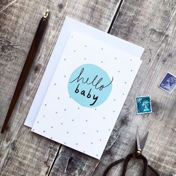 Hello Baby Card, 3 of 3