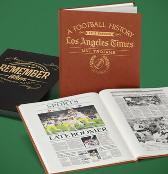 Usc Trojans College Football Personalised Gift Newspaper History Book, 12 of 12