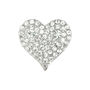 Vintage Jewel Heart Brooch, thumbnail 1 of 2