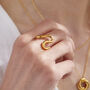 Squiggle Open Ring, thumbnail 8 of 8