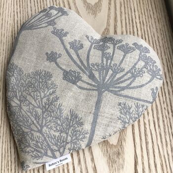 Heart Shaped Lavender And Chamomile Wheat Bag, 3 of 4