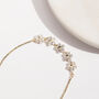 Simple Gold Coloured Crystal Pressed Flower Bracelet, thumbnail 2 of 3
