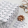 I Love You Gift Wrap Romantic Wrapping Paper, thumbnail 2 of 3