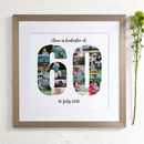 Personalised 60th Birthday Photo Collage By A Type Of Design ...