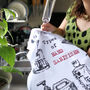 Keira Rathbone 'Types Of Hand Santiser' Tea Towel, thumbnail 4 of 7