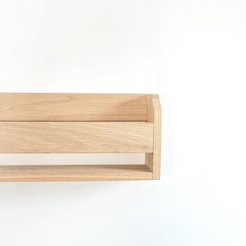 Oak Shoe Rack, Shoe Storage, Wooden Shoe Rack, 3 of 11