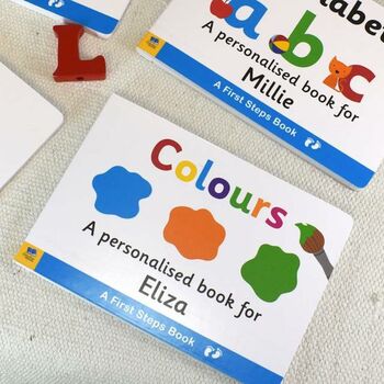 First Steps Colours Personalised Board Book, 7 of 9