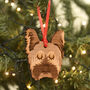 Yorkshire Terrier Dog Wooden Christmas Decoration, thumbnail 4 of 4