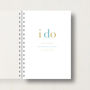 Personalised 'I Do' Wedding Planner Journal, thumbnail 9 of 10