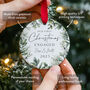 Personalised First Christmas Engaged Ornament 2025, thumbnail 2 of 7