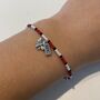 Brentford Fc Football Fan Bracelet With Charms, thumbnail 1 of 3