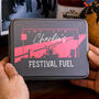 Personalised Festival Fuel Hip Flask Whiskey Tin Gift, thumbnail 2 of 2