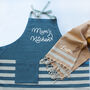 Personalised Cotton Apron Tea Towels, Gift For Mums, thumbnail 8 of 12