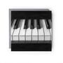 Piano Keys – Hand Drawn Music Greeting Card Illustration, thumbnail 1 of 6