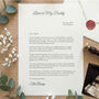 A Letter To My Daddy From The Bump Personalised Keepsake, thumbnail 8 of 10